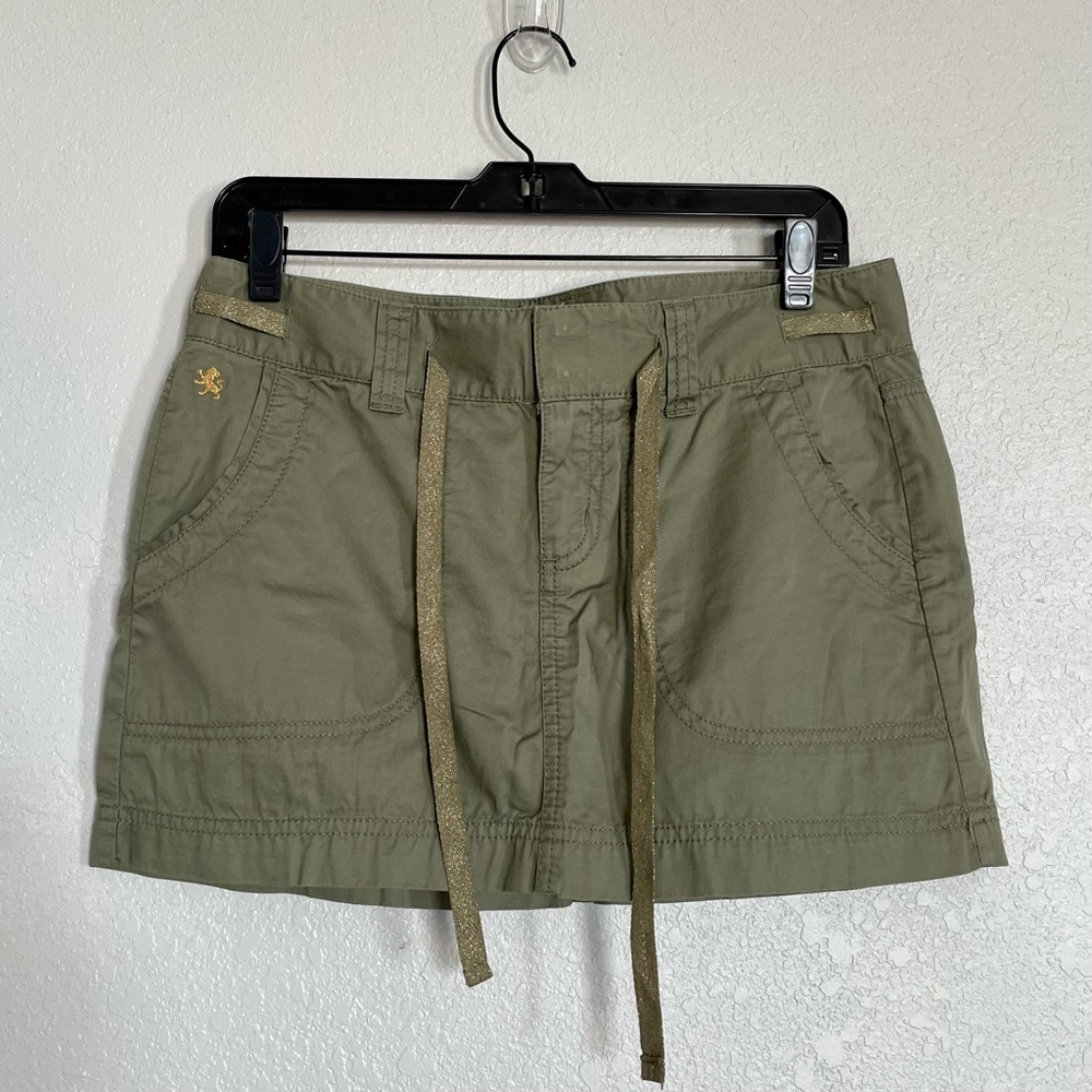 Express Green Cotton Skirt - Size 4